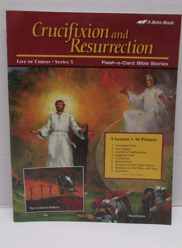 LOT of 7 A Beka Books Flash-a-Card Bible Stories JESUS Christmas Salvation Noah - Imagen 2 de 20