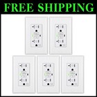 5-Pack 20A GFCI Outlet, Outdoor WR/TR,  Listed, Self-
