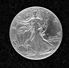 1941 Walking Liberty, silver Half-dollar, circulated, ungraded
