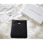 Marc Jacobs iPad Case Black Quilted Leather Sleeve Baroque Singles Designer New