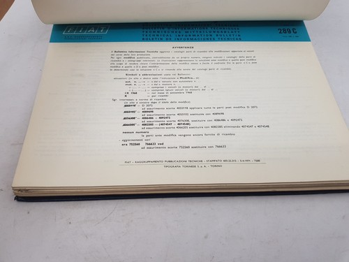 Manual De Taller Iveco Fiat Boletín De Información Técnica Camiones Vol 2 '70 - Imagen 12 de 24