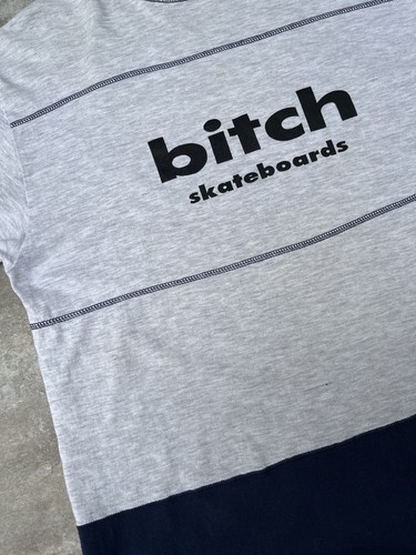 Vintage 90s BITCH Skateboards Classic Logo Tee L FUCT HOOK UPS BIRDHOUSE VTG - Picture 11 of 15