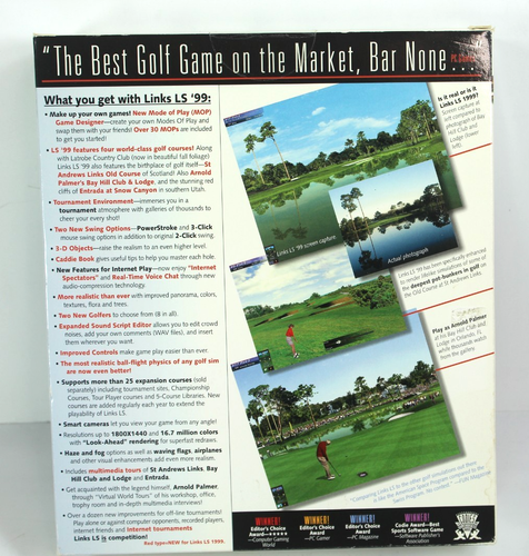 Links LS 1999 PC,  St. Andrews Links, Bay Hill, Latrobe, Entrada New Sealed Box! - Picture 3 of 9