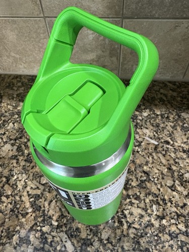 Yeti Rambler 26oz Botella Acero Inoxidable Toldo Verde con Tapa a Juego de Color (NUEVO) - Imagen 4 de 14