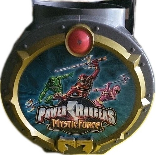 Power Rangers Mystic Force Halloween cesta contenedor truco o trato 2006 - Imagen 1 de 3