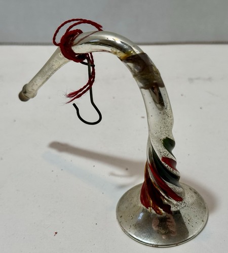 Konvolut - 5 Vintage Glas Musikinstrumente Form Weihnachtsschmuck West Germany - Bild 13 von 23