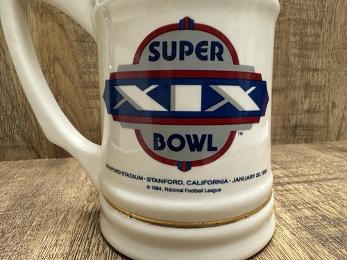 1985 Super Bowl XIX 49ers vintage beer mug - Picture 10 of 10