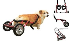            PaletteLife Adjustable Dog Wheelchair  , Hind Legs Corgi