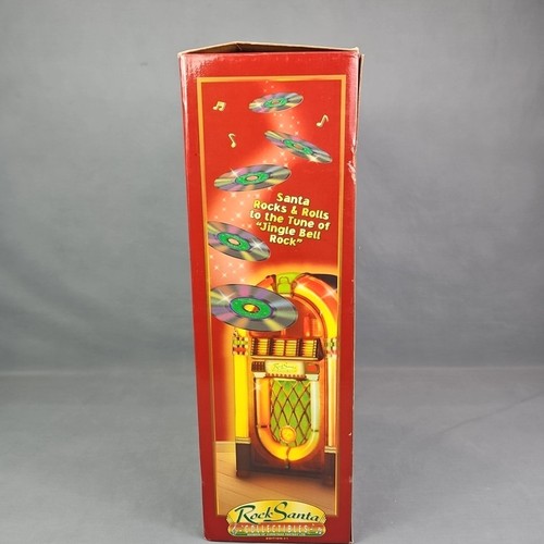 Vintage 1st Edition Jingle Bell Rock Santa Animated Musical Dancing Santa 1998  - Bild 12 von 16