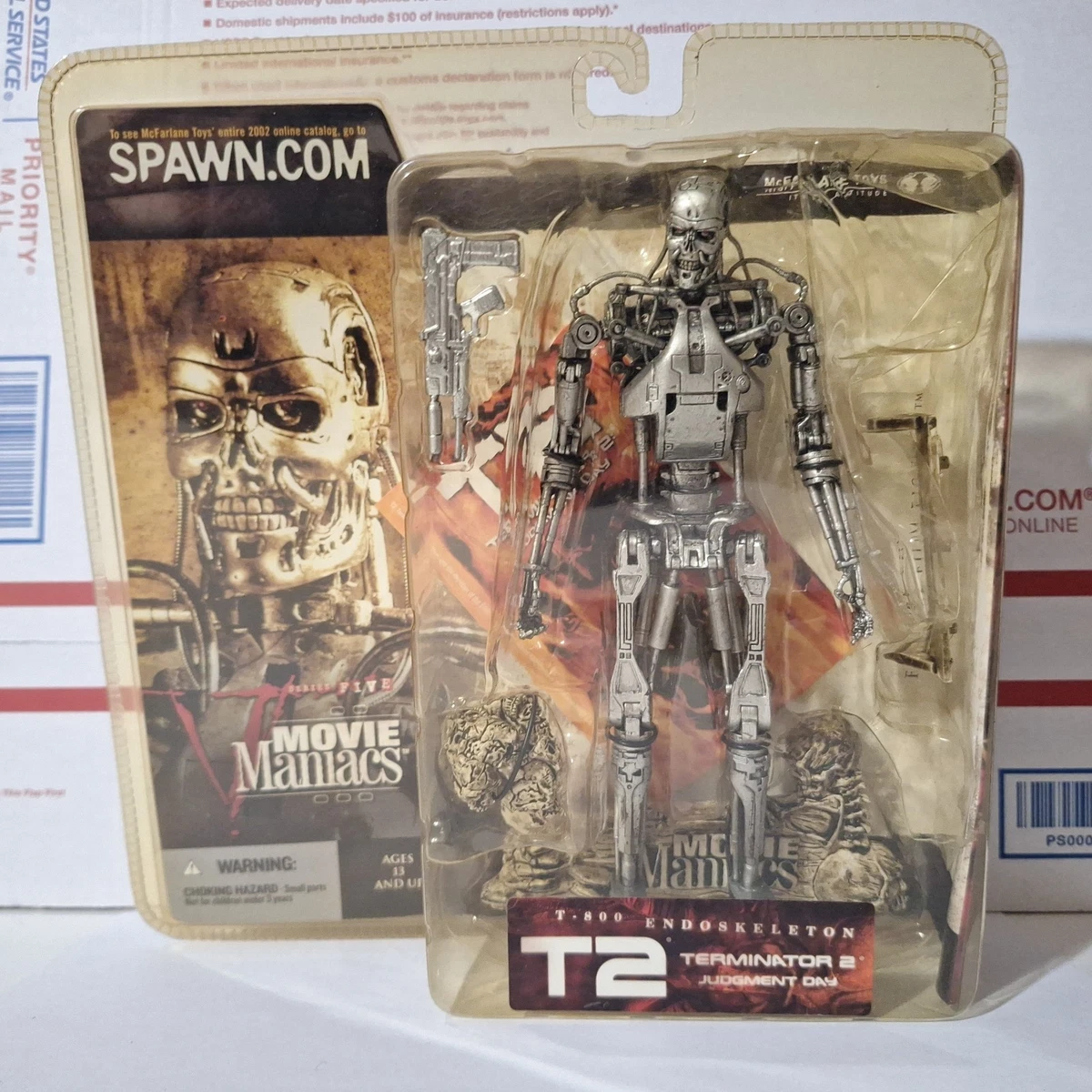 McFARLANE TOYS ムービーマニアックス5 T2（T-800） McFarlane