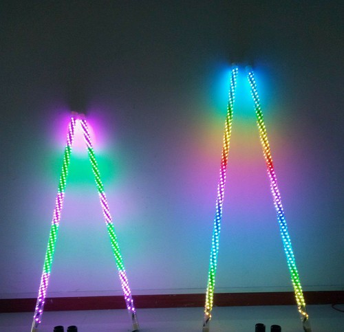 2PCS RGB LED Whip Lights 3FT LED Safety Antenna ATV RZR Truck LED Offroad Lights - Picture 3 of 14