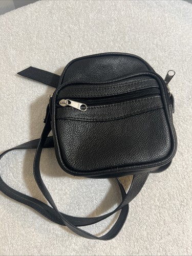 Kleine Herren-Umhängetasche aus echtem Leder Messenger