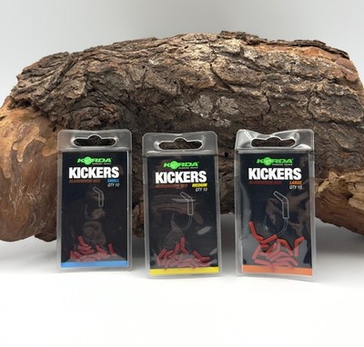 Korda Kickers Bloodworm Red Small Medium Large S M L robustes Gummi gebogen