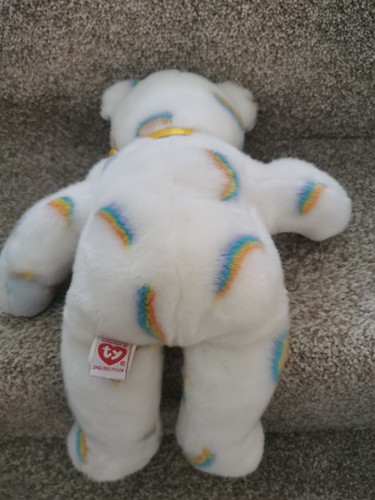 TY Rainbow Large 12 Inch Bear Retired - Photo 2/4