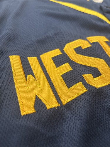 Camiseta de béisbol de Virginia Occidental. JJ Wetherholt. Hombre XL. Azul raro. NCAA. - Imagen 5 de 13