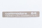 vintage Commodore 64C case badge