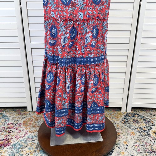 Natural Life Isabella Floral Print Maxi Dress Sleeveless Tie Front Size S - Picture 6 of 9