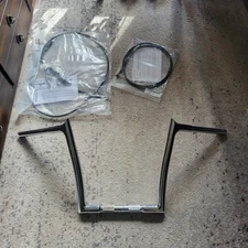 Fat Baggers, Inc. 1 1/4" EZ Install Pointed Top Handlebars 12" 907012 + EXTRAS