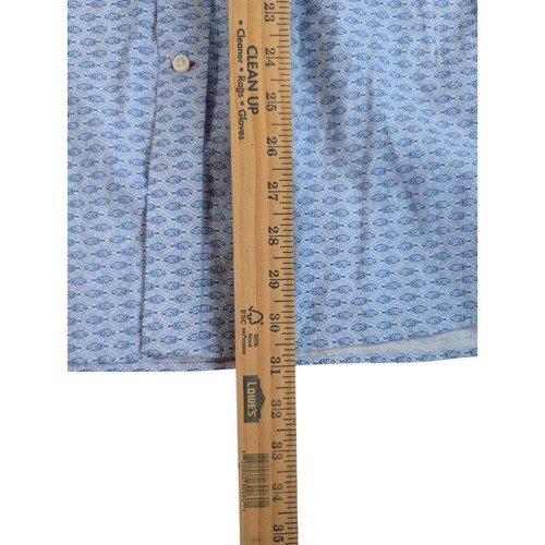 Camisa de rendimiento CREMIEUX ¡NUEVA CON ETIQUETAS! Pesca elástica absorbente azul/blanco grande para hombre - Imagen 3 de 8