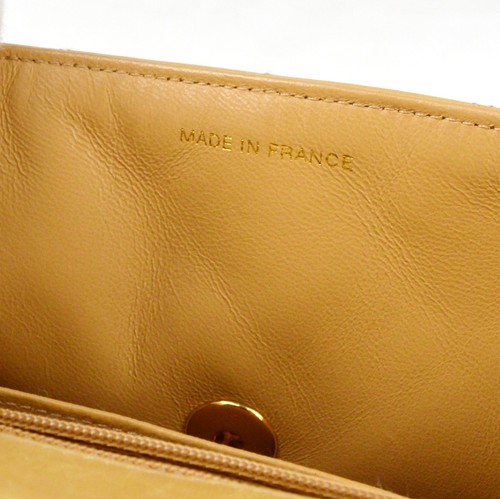 Chanel Beige Lambskin Single Flap Shoulder Bag XX40038 - Picture 7 of 12