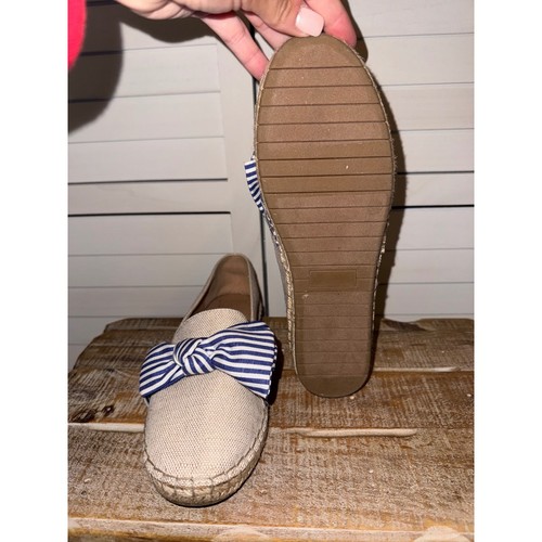 Crown & Ivy Espadrille Slip On Bow Flats Women's Shoes Casual Size 7.5 - Picture 11 of 11