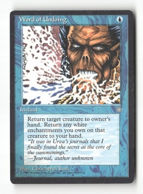 Word of Undoing C - Ice Age HP MTG