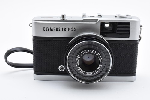 Alles funktioniert!【NEUWERTIG mit Riemen】Olympus Trip 35 analoge Point & Shoot Kamera aus JAPAN