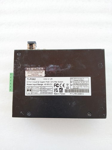 TRENDnet TIPG62 6-Port Gigabit PoE+ Industrial Ethernet Switch – DIN-Rail w/ PSU - Picture 13 of 22