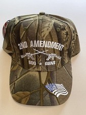 God  Guns Camouflage 2nd Amendment Trucker One Size Strapback Hat