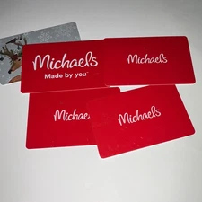 Micheal's Gift Card total verified balance of $265.00, Free USPS Shipping
