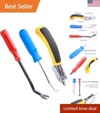 Professional 3PCS Staple Remover Set: Tack Puller  Nail Puller Tools Included