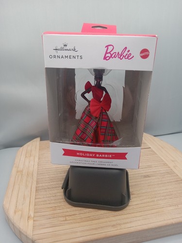 Hallmark Barbie Adornos de Árbol de Navidad Afroamericano Vacaciones - Imagen 3 de 6