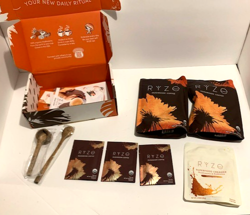 Starterpaket für Ryze Bio Pilzkaffee 2er Pack mit Zubehör