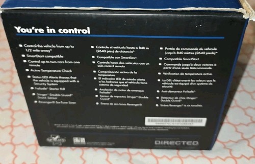 Clifford 5606X 5-Button LED 1-Way Car Alarm Security and Remote Start System - Picture 5 of 8