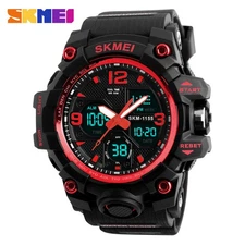 SKMEI Men Sport Watches with Calendar Date Outdoor Stopwatch Digital Wristwatch