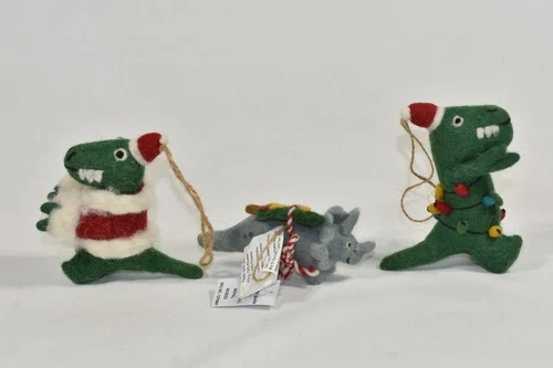 Pottery Barn Kids Dinosaur Ornaments - Thumbnail 3