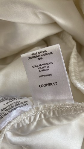 Cooper St Midikleid weiß 3D Blumenapplikation 6 Hochzeit besondere Anlässe - Bild 10 von 10