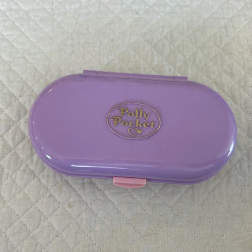 1992 Bluebird Polly Pocket Stampin School Case With 3 Desk/Stamps