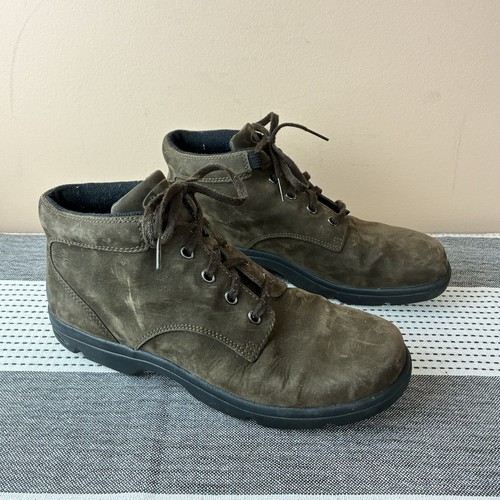 Rockport Men’s Brown Nubuck Leather Lace Up Boots Size 8M - Picture 2 of 7