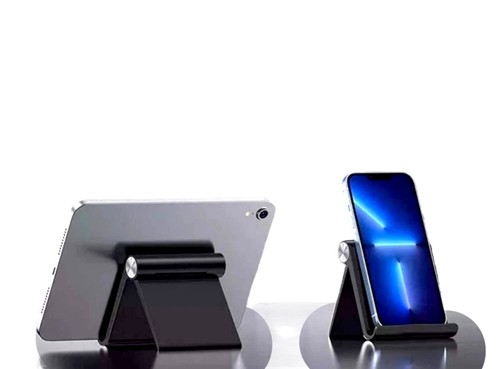 Folding Phone & Mini Tablet Stand – Adjustable, Portable, Compact Desk Travel - 第 1/23 張圖片