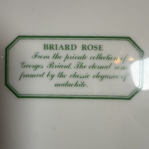 Georges Briard Rose Malachite Set 4 Dinner Plates 10 1/4 In - Picture 11 of 11
