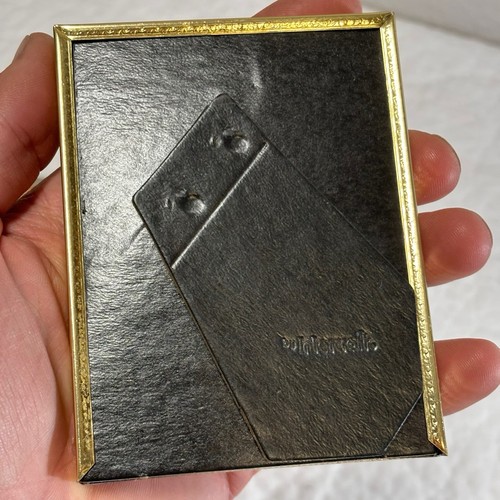 Kleiner Vintage Gold Metallrahmen mit geätztem Rand 4,5”x3,5” - Bild 4 von 6