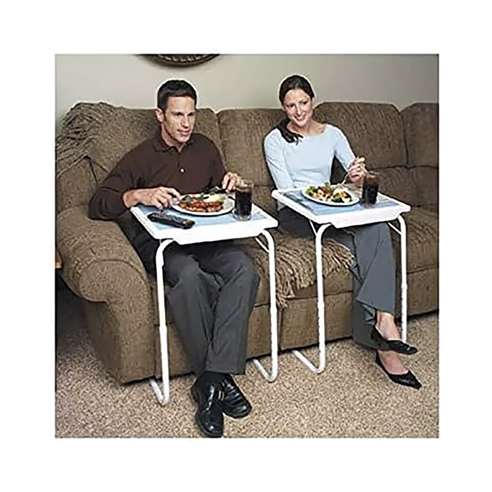 Tavolino Pieghevole 10 Kg 6 Altezze 3 Posizioni, Vassoio, Tavolo Pieghevole per  - Immagine 2 di 4