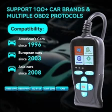 Automotive OBD2 Scanner ABS SRS Bi-Directional Scan Tool DTC Lookup Oil Reset