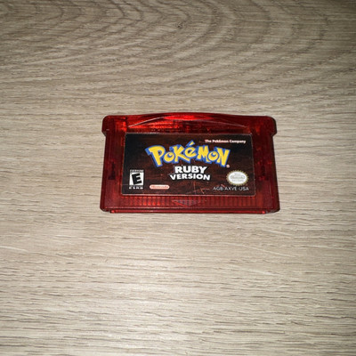 Pokémon Ruby Version Game Boy Advance 2002. Authentic! Working/Dry Battery