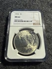 1922 Peace Dollar CERTIFIED NGC MS 62 Silver Dollar
