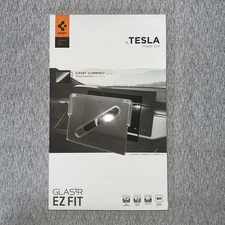 Tesla Model S / X Screen Protector | Spigen [EZ Fit]  9H Glass Cover