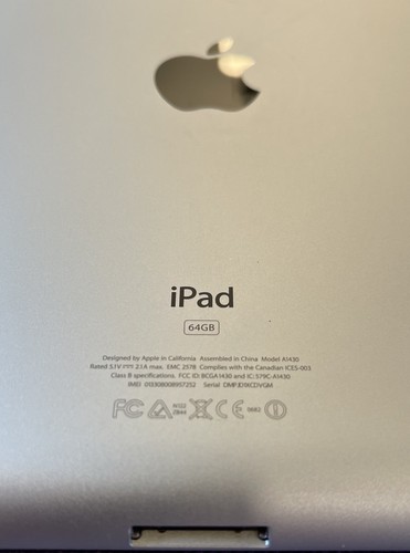 Apple iPad A1430 Gen3 WiFi + Cellular. Free Shipping! - Picture 3 of 6