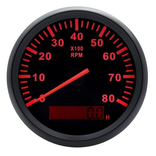 85mm Car Tachometer 0-8000RPM Tacho Gauge Diesel Motor Engine 12V Rev Counter UK - Picture 7 of 15