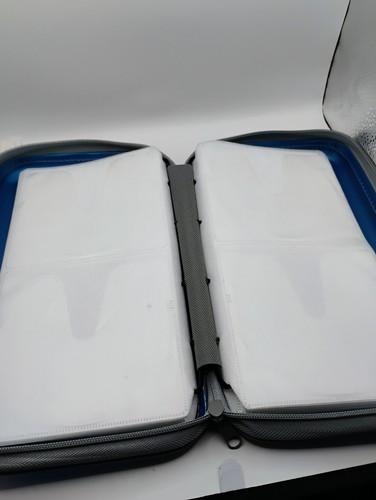 CD Case Blue Holds 80 CDs Zip Up - Picture 2 of 4